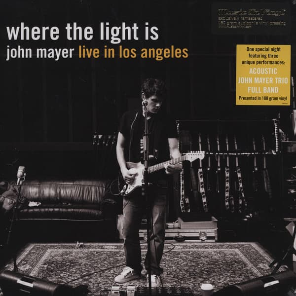 John Mayer — Where The Light Is: John Mayer Live In Los Angeles cover