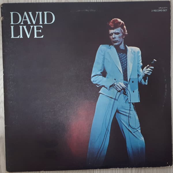 David Bowie — David Live cover